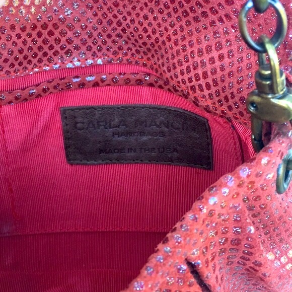 Carla Mancini clutch bag copper red metallic - Picture 5 of 14